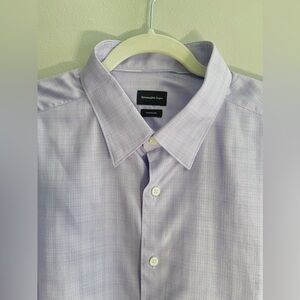 Ermenegildo Zegna Pastel Purple Button Down Dress Shirt